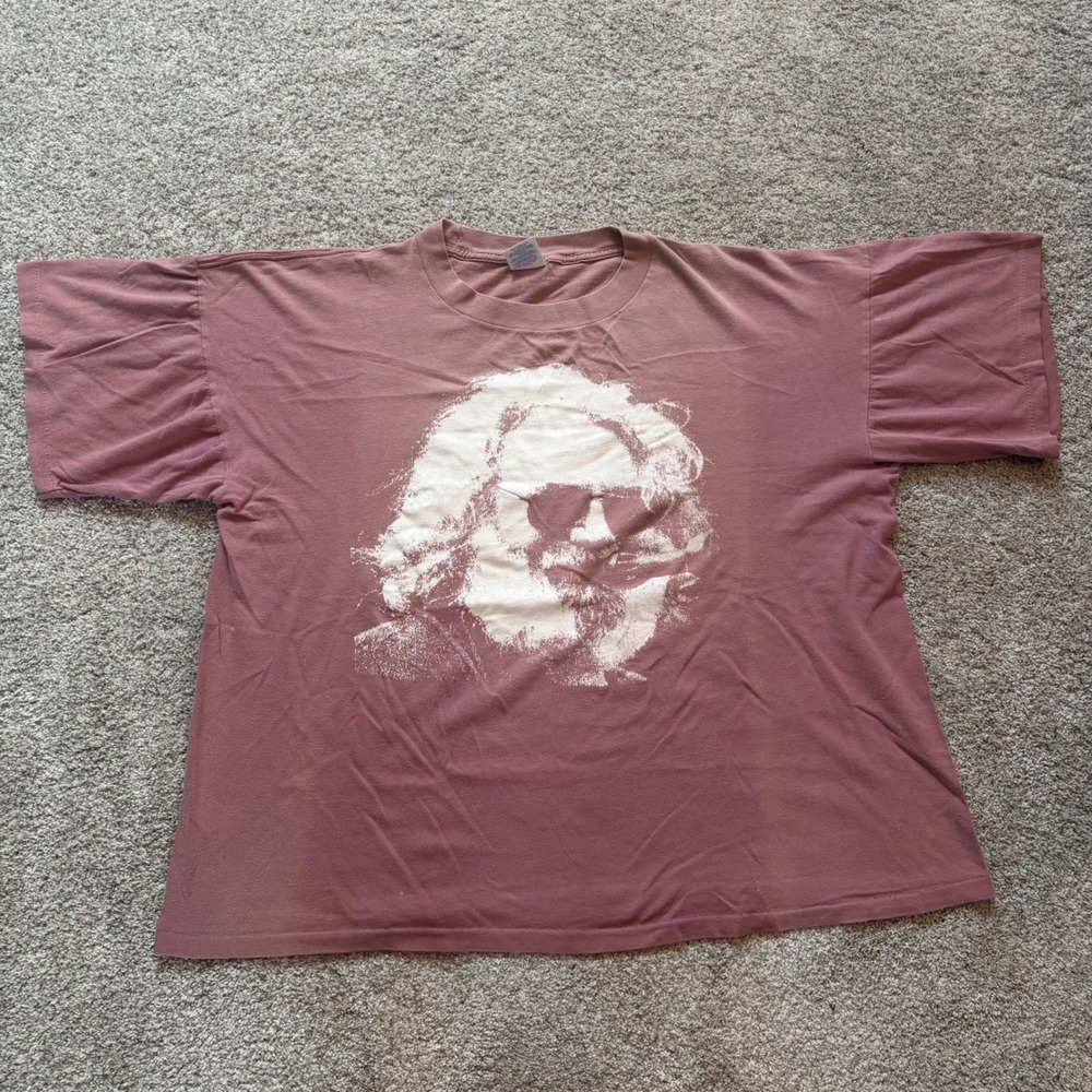 Vintage RARE 1994 Jerry Garcia Grateful Dead Summer Tour T-Shirt XL Burgundy